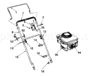 Page B Diagram and Parts List for 11A-106C402 1999 Yard Man Lawn Mower